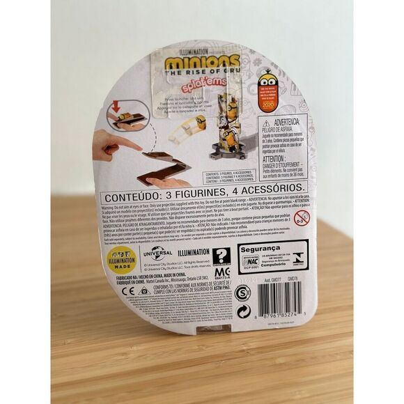 Minions The Rise of Gru Splat'ems Kung Fu Mini Figures and Launcher - Picture 3 of 6